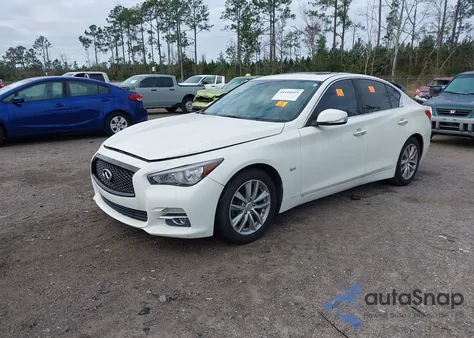 2017 Infiniti Q50 3.0T Premium z USA, uszkodzony, nr VIN JN1EV7AP4HM735955